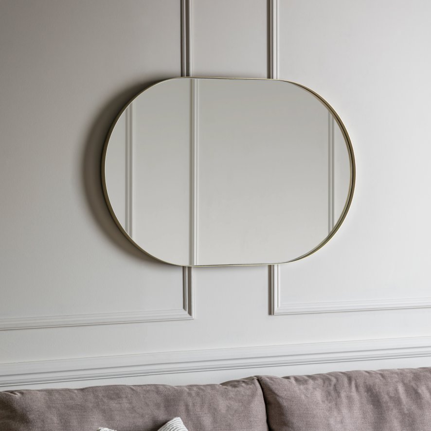 Gallery Direct Hurston - Elipse Mirror Champagne