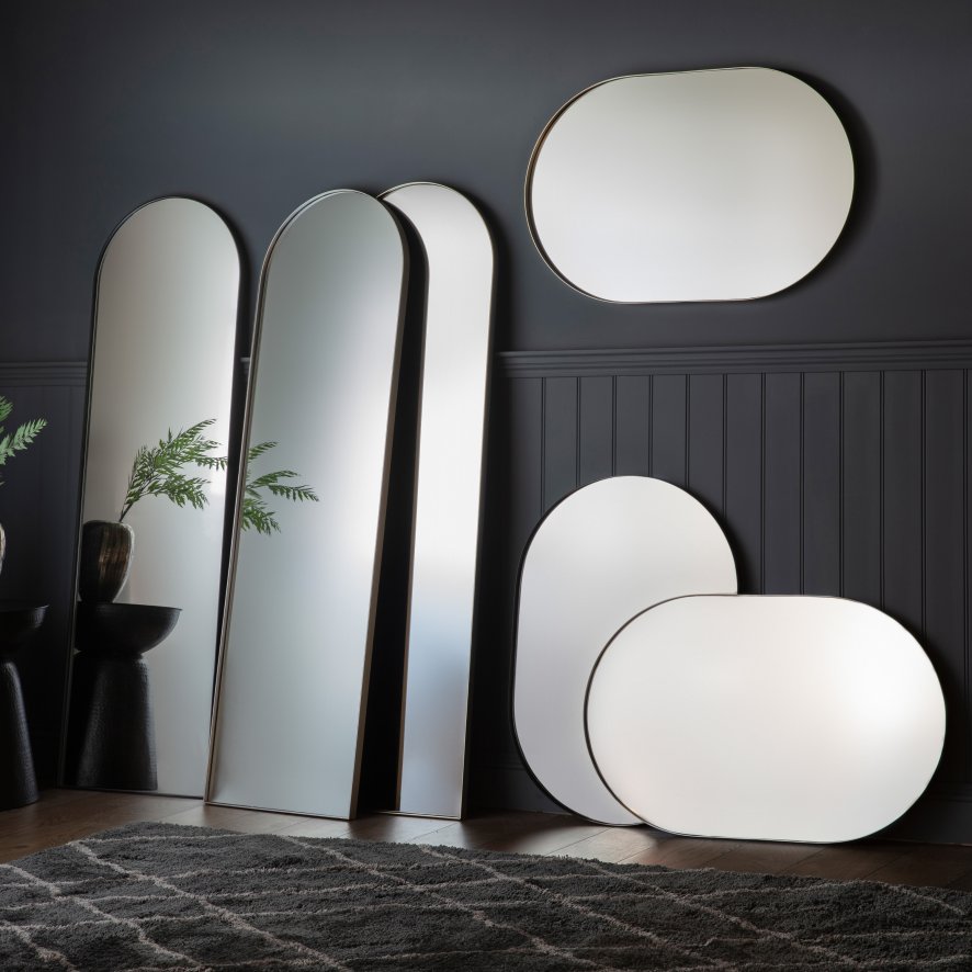 Gallery Direct Hurston - Elipse Mirror Champagne