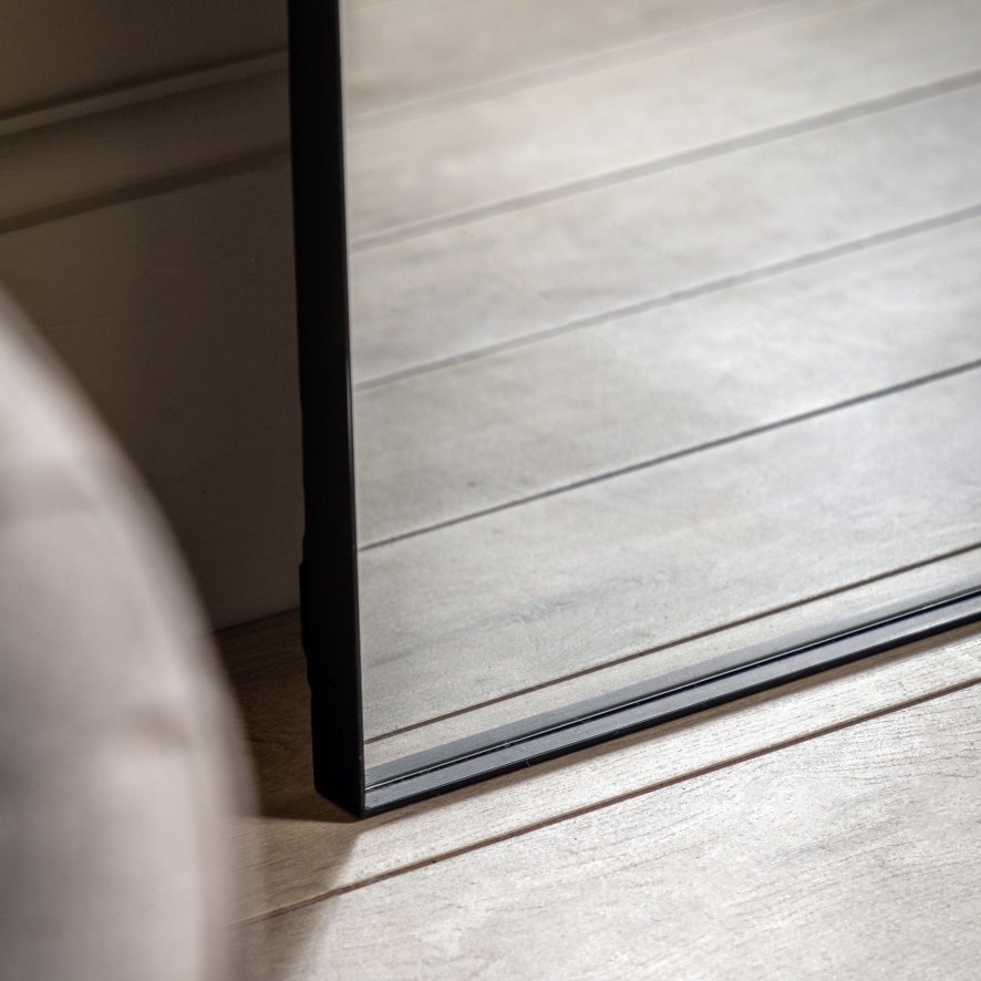 Gallery Direct Hurston - Leaner Mirror Black