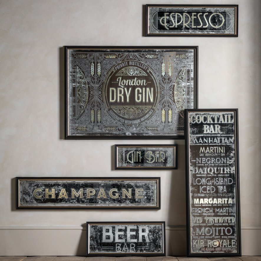 Gallery Direct London - Dry Gin Mirror