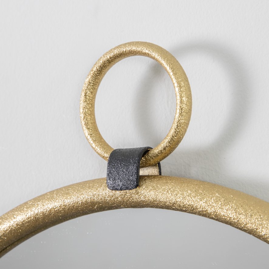 Gallery Direct Bayswater - Gold Round Mirror