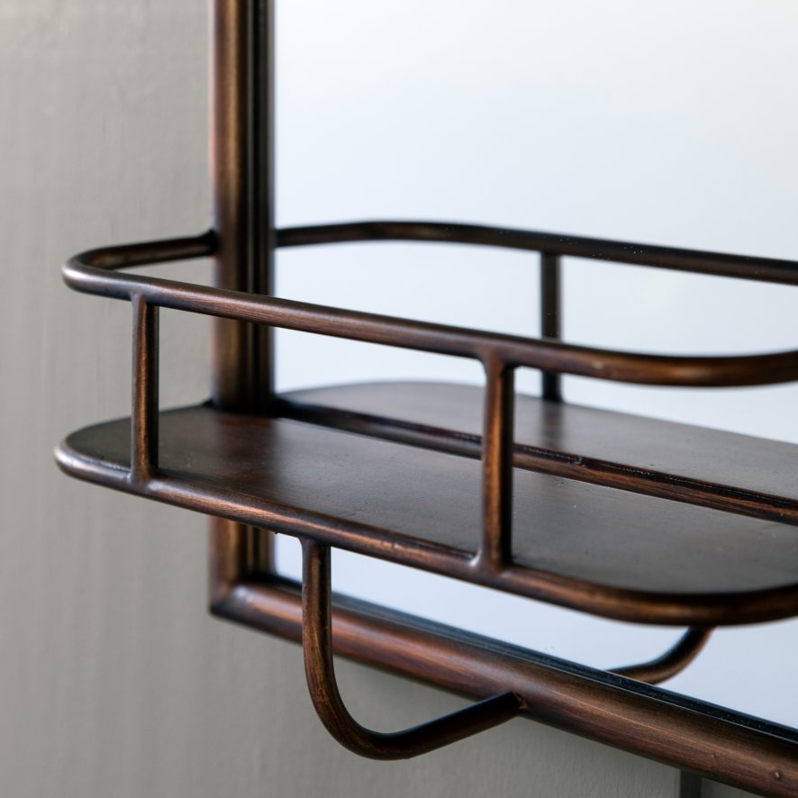 Gallery Direct Milton - Rectangle Mirror Black