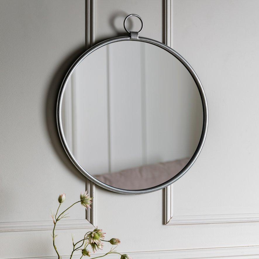 Gallery Direct Bayswater - Silver Round Mirror