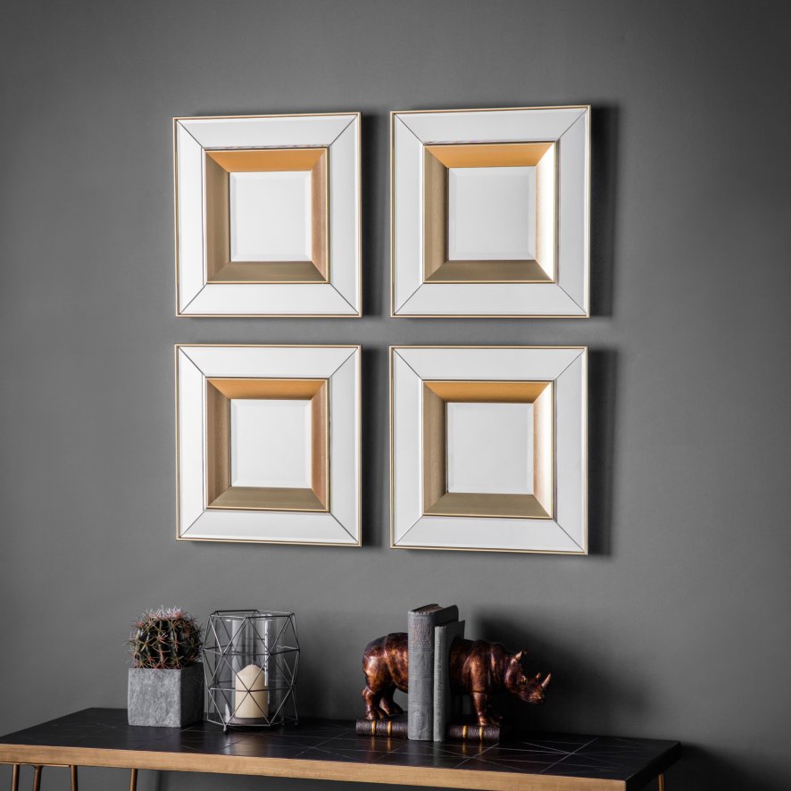 Gallery Direct Phantom - Mirror Square (4pk)