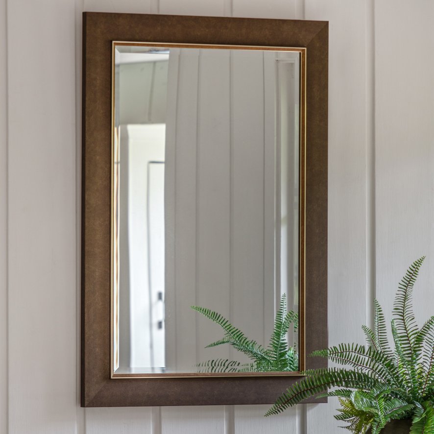 Gallery Direct Richmond - Rectangle Mirror Bronze