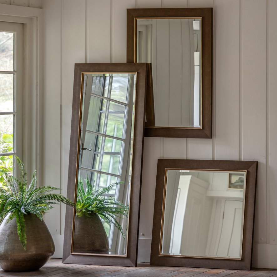 Gallery Direct Richmond - Rectangle Mirror Bronze