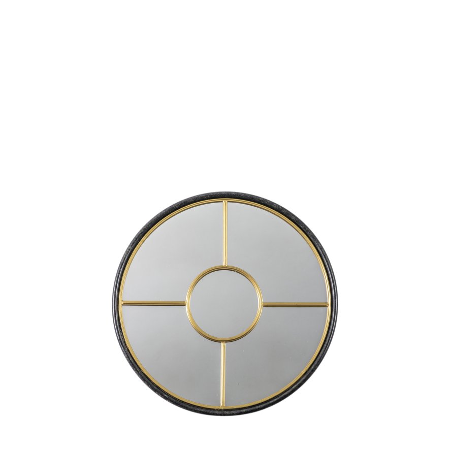 Gallery Direct Rocca - Round Mirror Gold Small