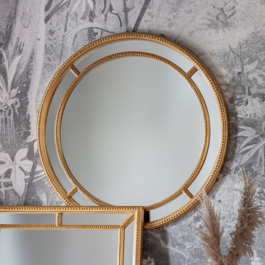 Gallery Direct Sinatra - Round Mirror Gold