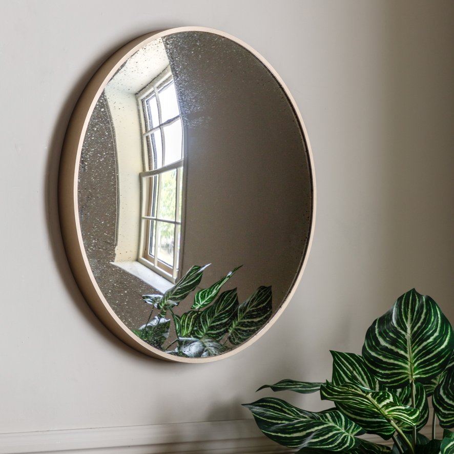 Gallery Direct Yardley - Convex Round Mirror Bronze