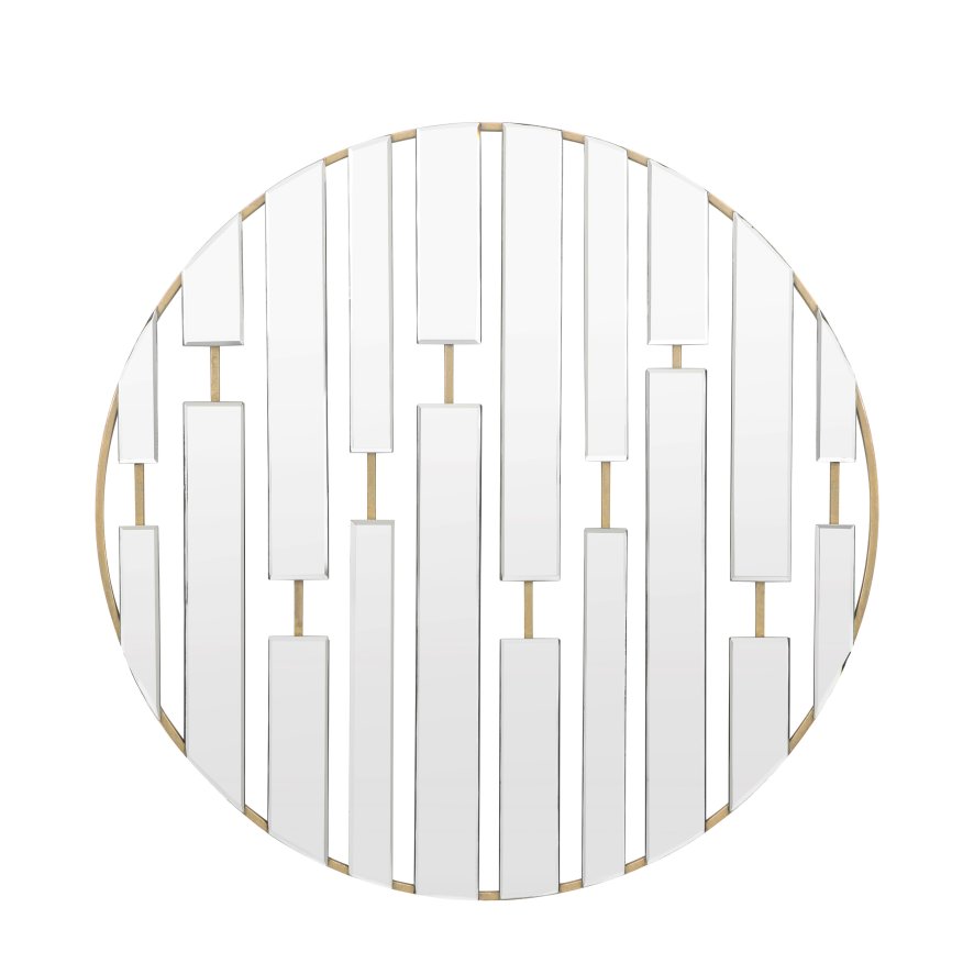 Gallery Direct Chertsey - Round Mirror Champagne