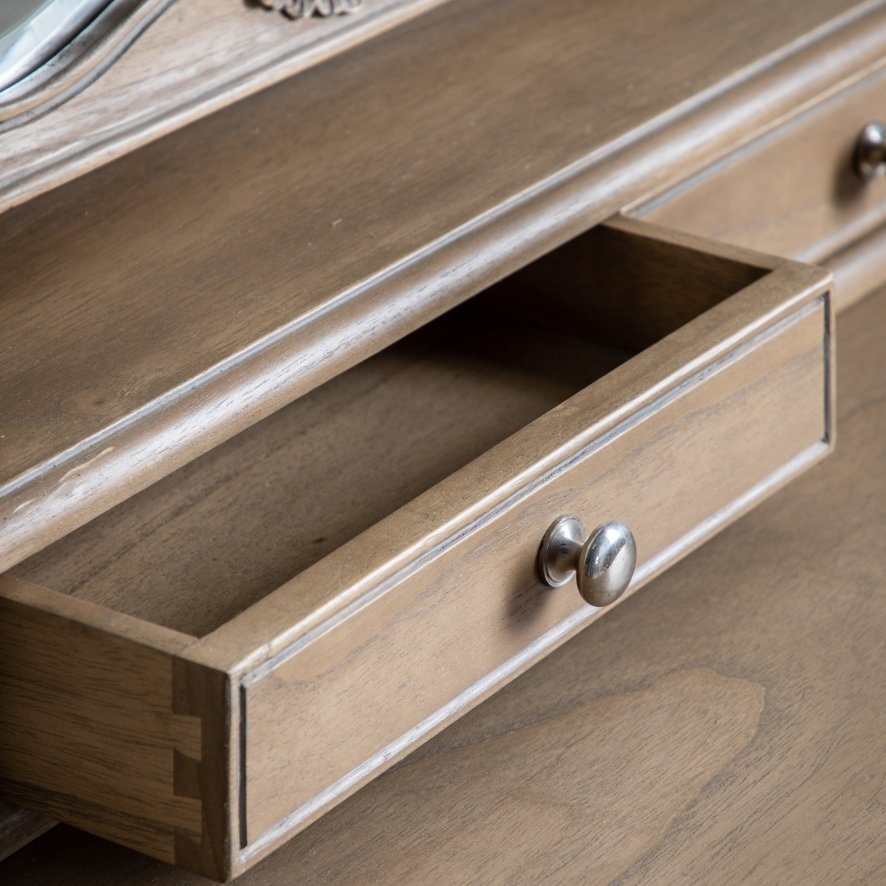 Gallery Direct Chic - Dressing Table Mirror Weathered