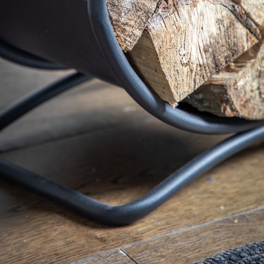 Gallery Direct Accessories - Bronte Log Basket (Black)