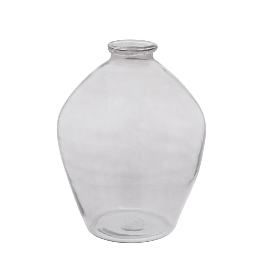 Accessories - Pereda Handblown Glass Vase Smoke