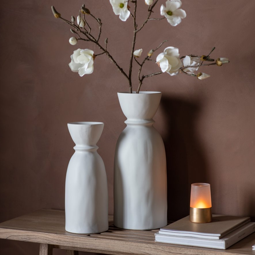 Gallery Direct Accessories - Takada Bottle Vase White