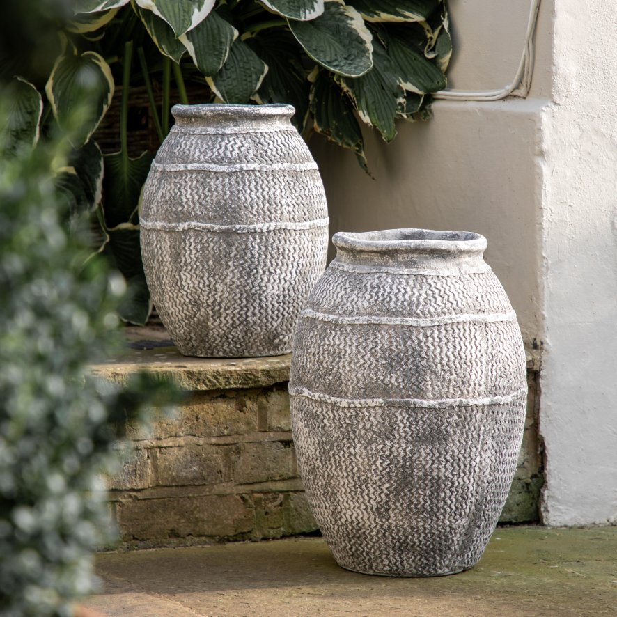 Gallery Direct Accessories - Zante Vase Large Antique Grey