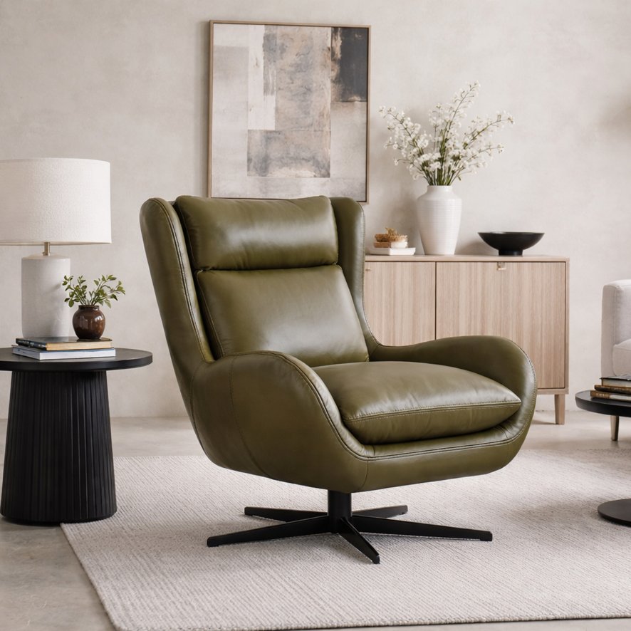 VIOLINO (UK) LTD Donegal - Leather Accent Chair