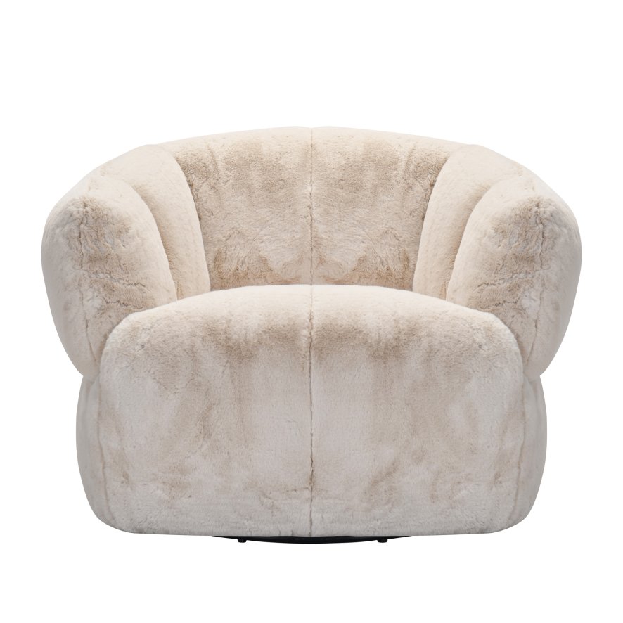 VIOLINO (UK) LTD Kerry - Faux Fur Accent Chair