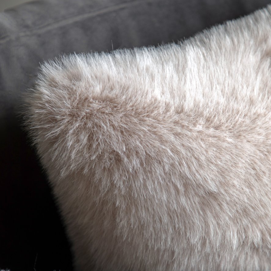 Gallery Direct Cushions - Rectangular Maple Faux Fur (Oatmeal)