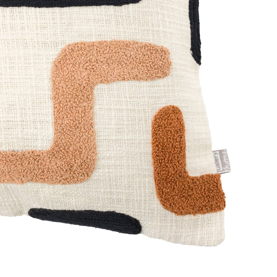 Gallery Direct Cushions - Arul Nutmeg Embroidered