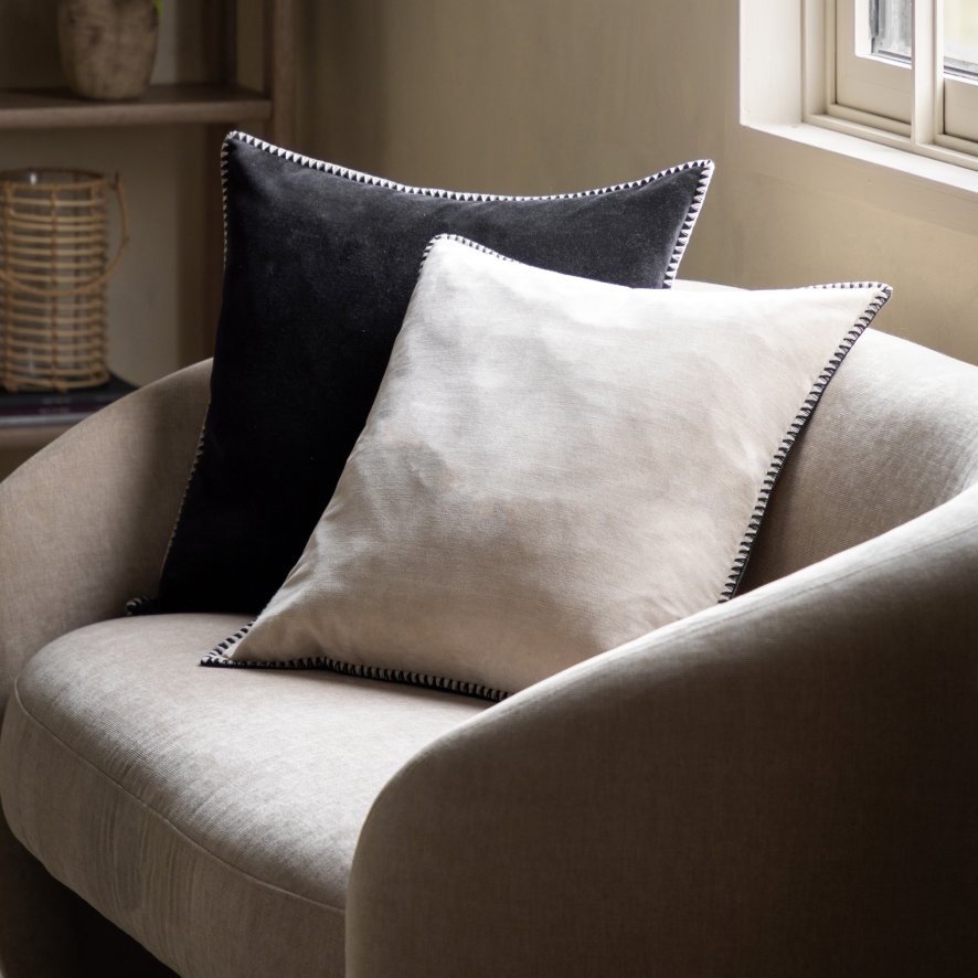 Gallery Direct Cushions - Nico Velvet (Taupe)