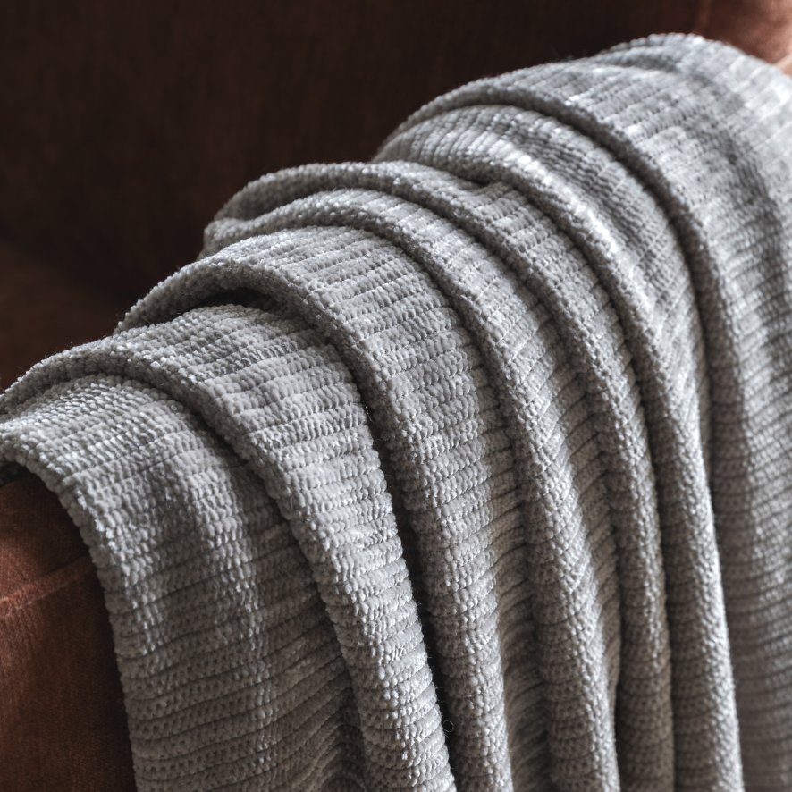 Gallery Direct Throws - Willow Chenille (Grey)