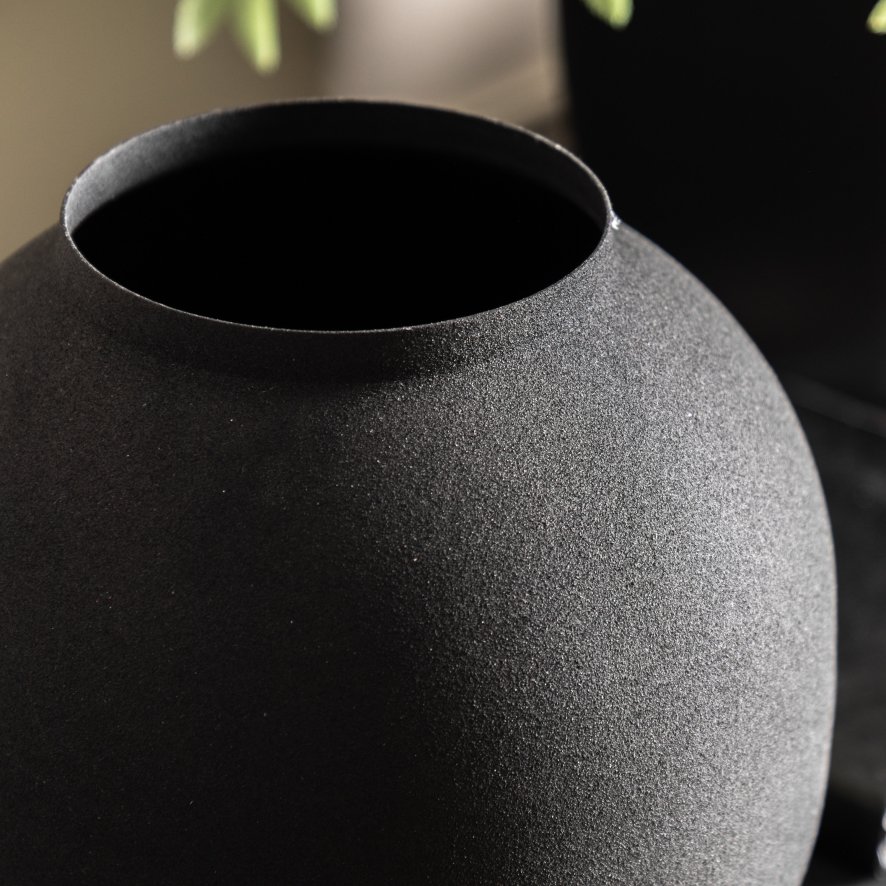 Gallery Direct Accessories - Zia Vase Black 305mm Set of 2