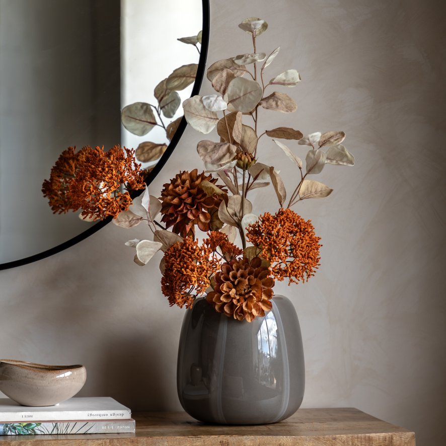Gallery Direct Accessories - Dahlia Autumnal Bouquet Rust