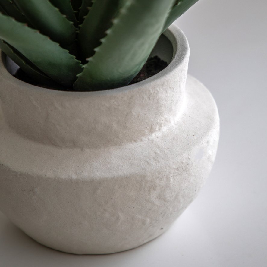 Gallery Direct Faux Plants - Faux Aloe Vera in Ceramic Pot