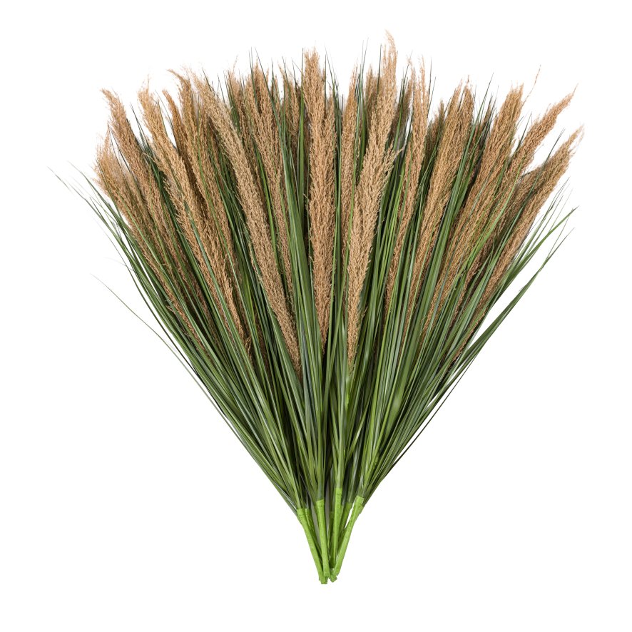 Faux Plants - Faux Grass with Feather Seed (12pk)
