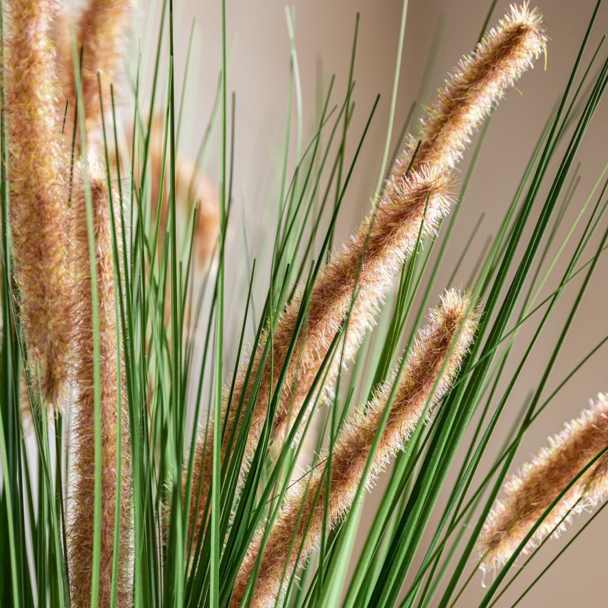 Gallery Direct Faux Plants - Faux Grass with Seed Heads Natural (12pk)
