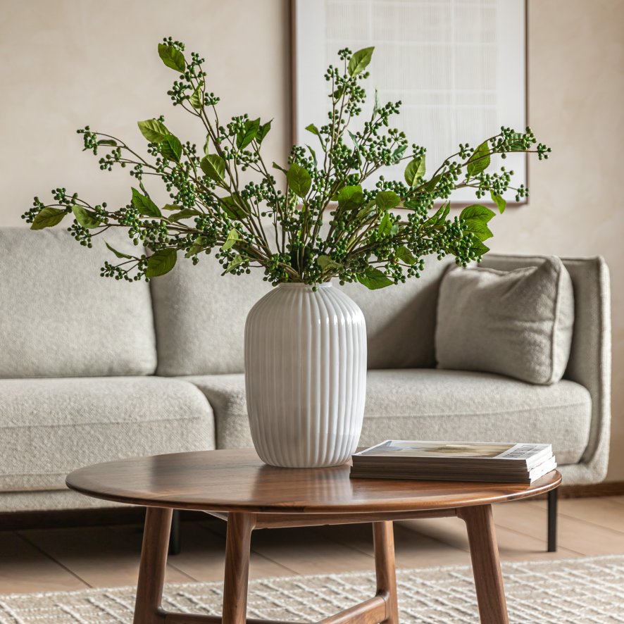 Gallery Direct Faux Flowers - Faux Stem Berry Foliage Green (12pk)