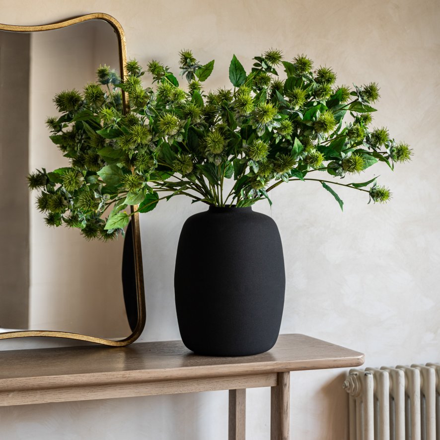 Gallery Direct Faux Flowers - Faux Stem Thistle Green (12pk)