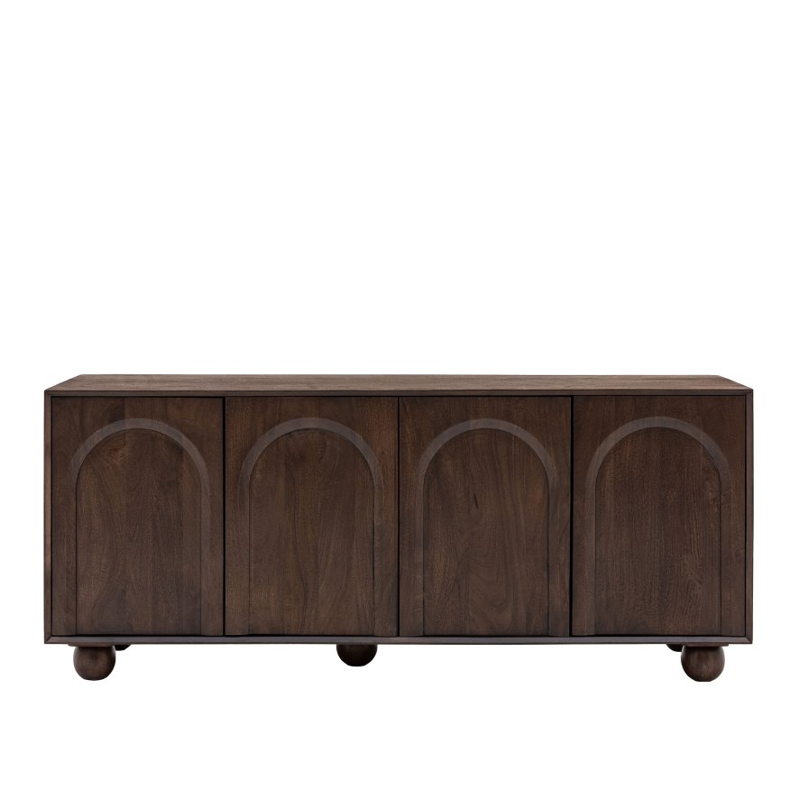 Gallery Direct Arc - 4 Door Sideboard