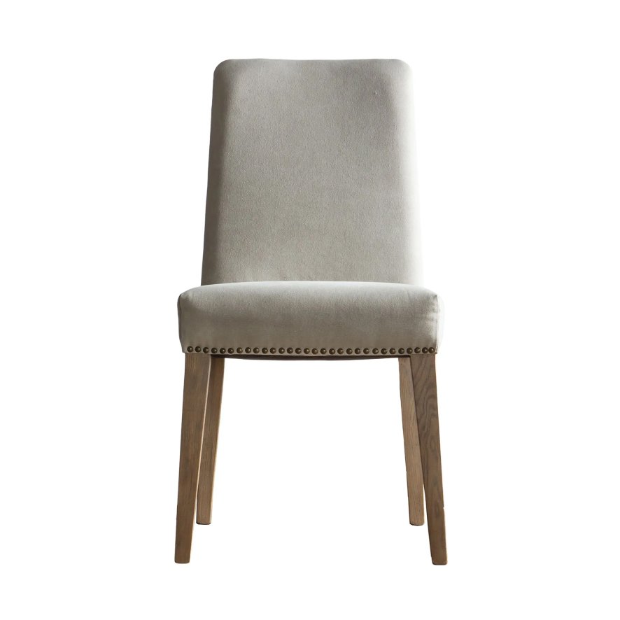 Gallery Direct Rex - Dining Chair Cement Linen (2pk)