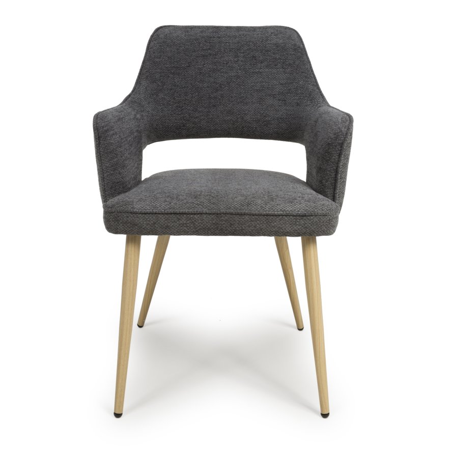 Furniture Link Eden - Dining Chair (Dark Grey)
