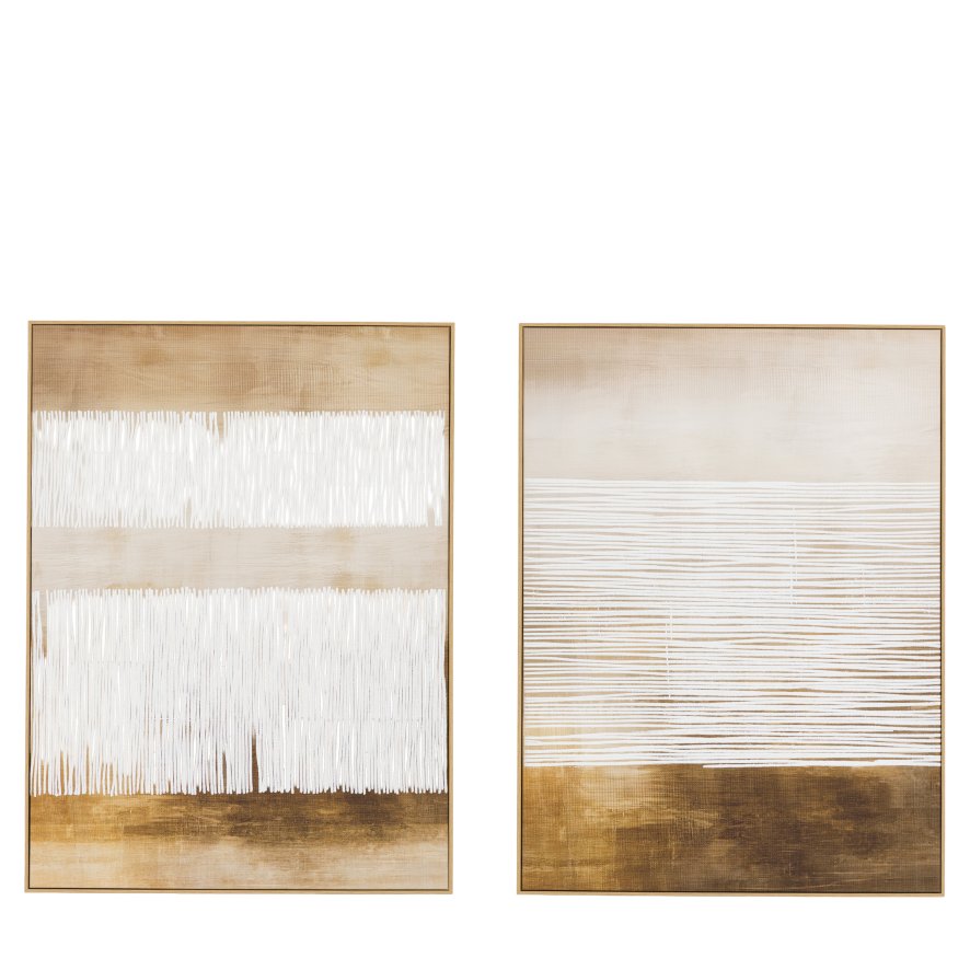 Gallery Direct Elemental - Framed Canvas Set of 2