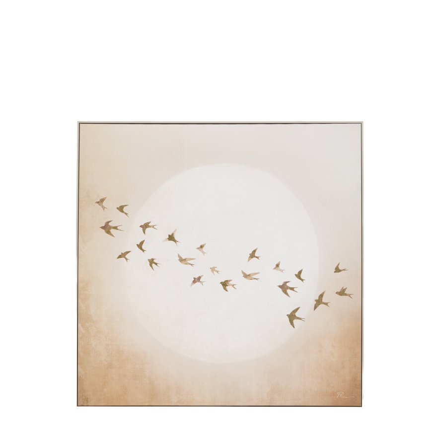 Gallery Direct Golden Fight - Framed Canvas