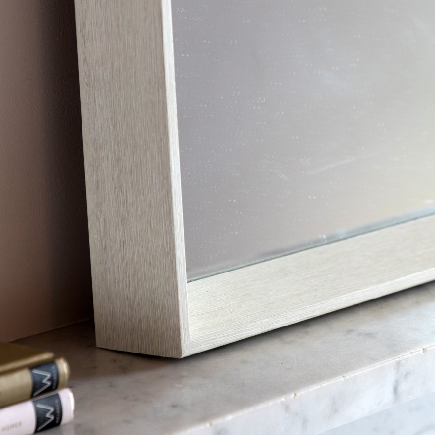 Gallery Direct Mirrors - Ashbury Rectangle Mirror White