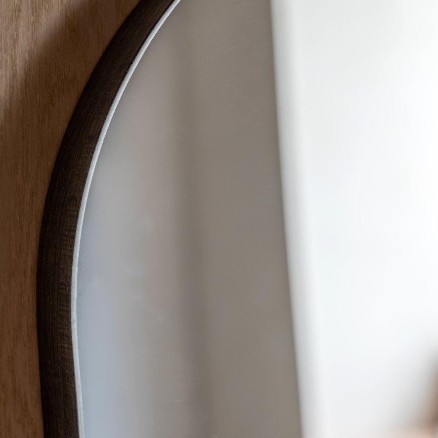 Gallery Direct Mirrors - Tokyo Leaner Mirror Black