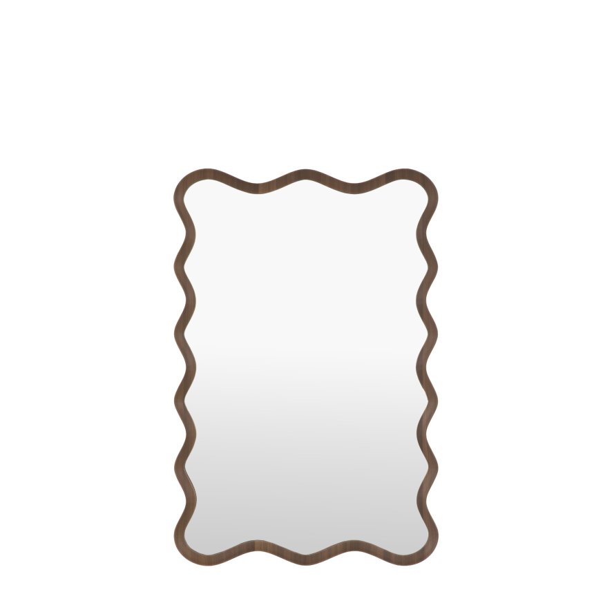 Mirrors - Wiggle Mirror Walnut