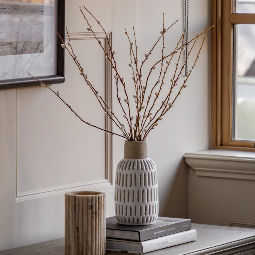 Gallery Direct Faux Flowers - Willow Stems Vase Arrangement