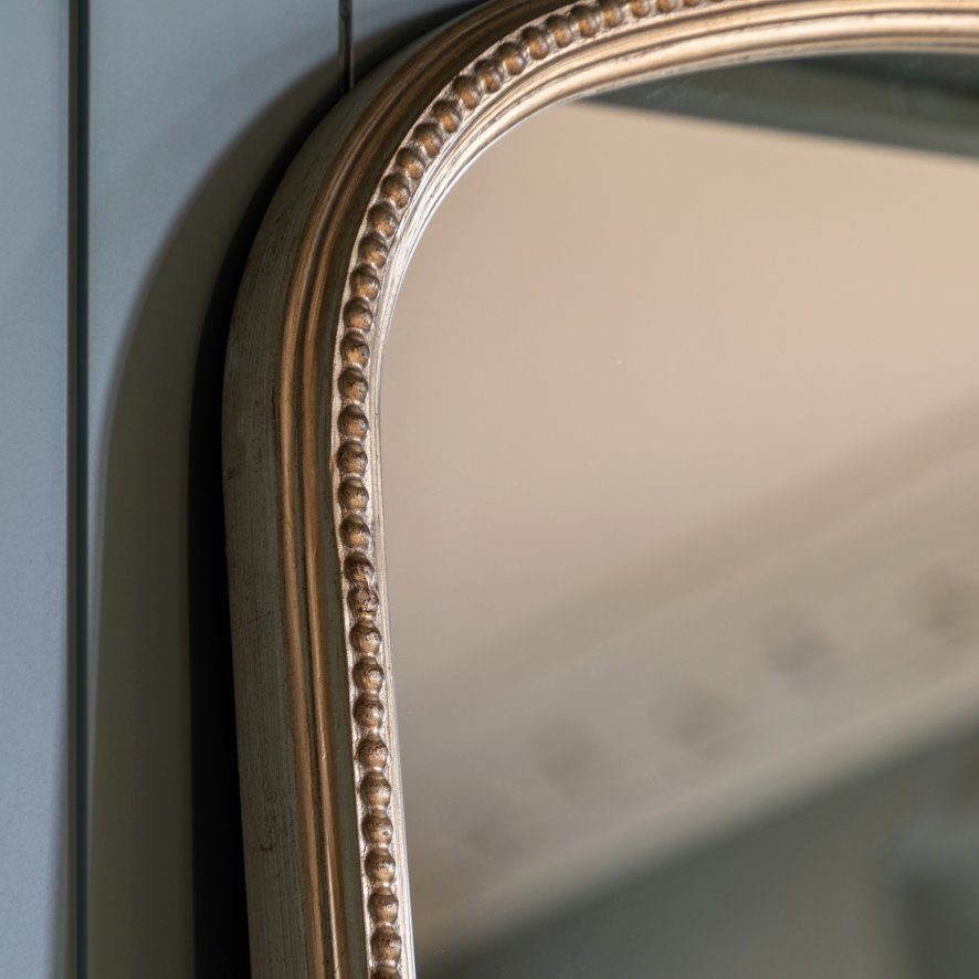 Gallery Direct Mirrors - Florentine Overmantle Mirror Champagne
