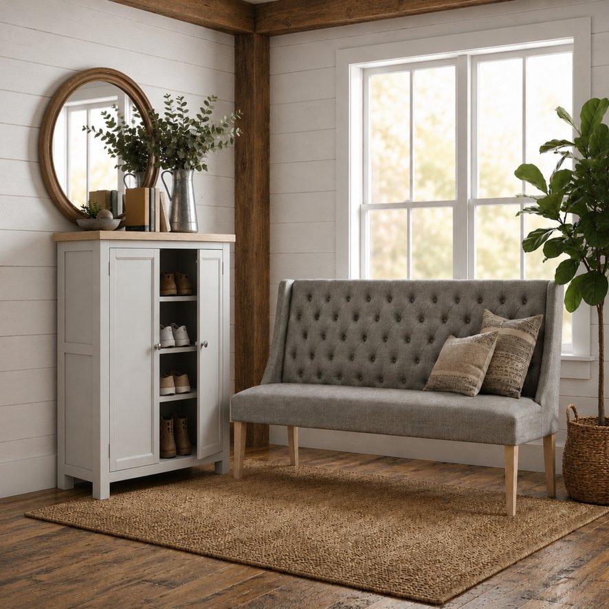 Global Home Group New Hampshire - Shoe Storage (Stone Grey)