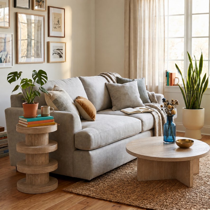 Global Home Group Bridgeport - Round Coffee Table (120cm)