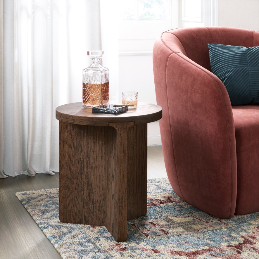 Global Home Group California - Round Side Table