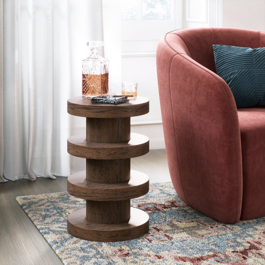 Global Home Group California - Bobbin Side Table