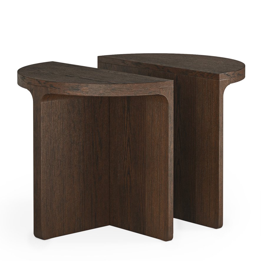 Global Home Group California - Half Moon Nest Of Tables