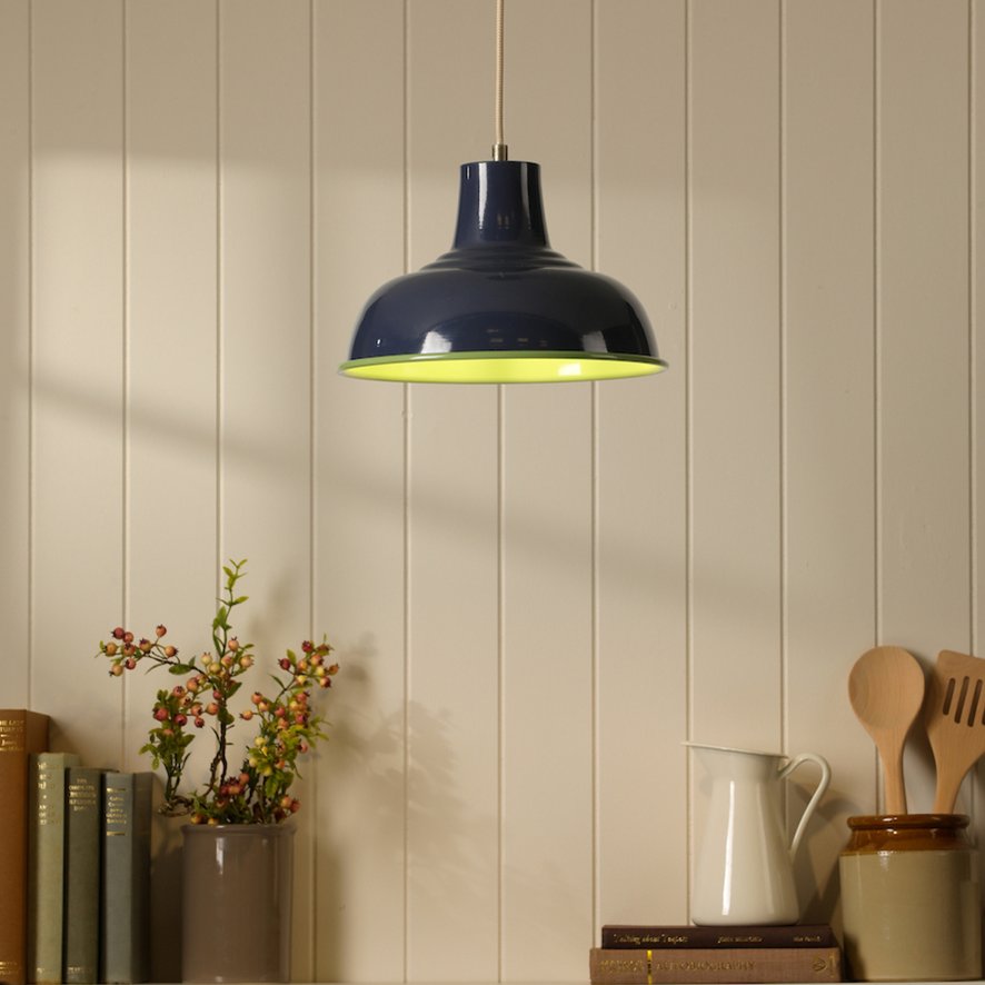 Joules Lighting Joules - Hatfield Pendant (Blue and Green)