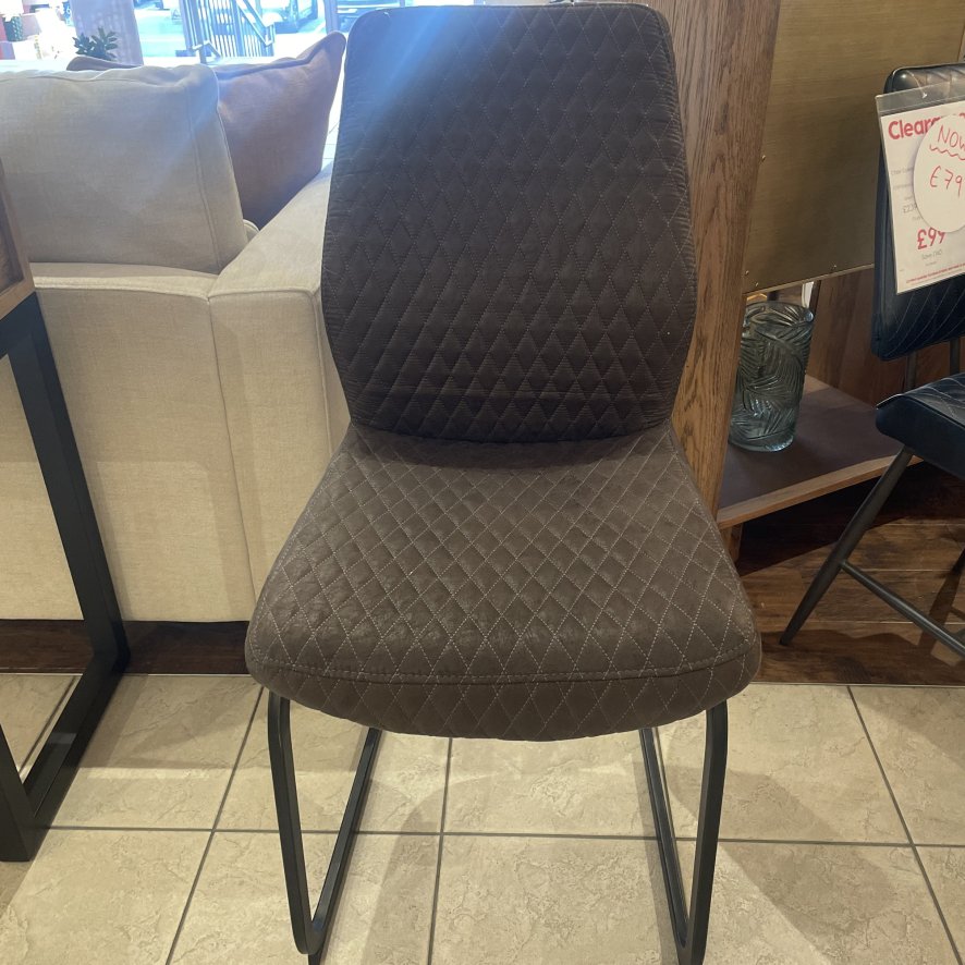 Charlie - Dining Chair (Grey Fabric)