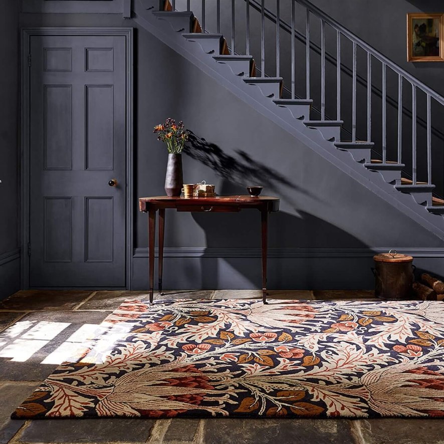 Morris Co - Artichoke Amber/Charcoal Rug